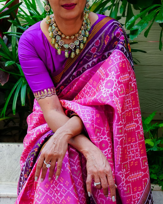 Timeless Patan Patola in Pink & Purple