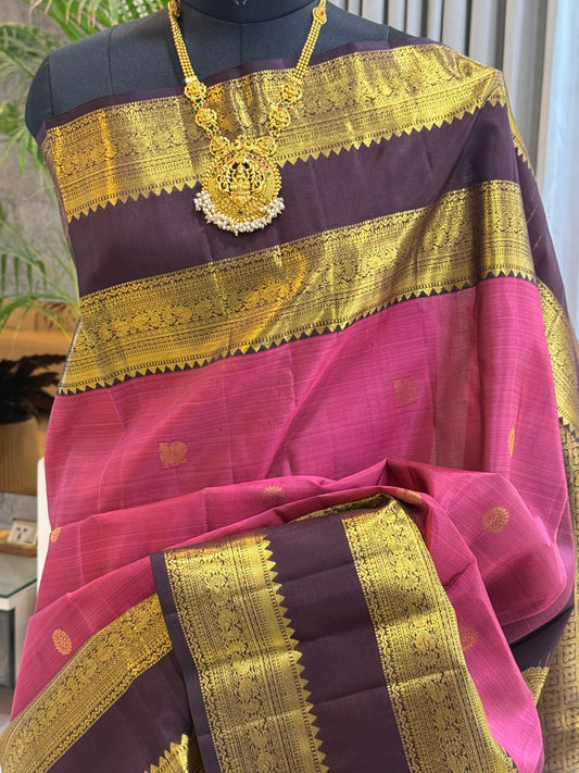 Rose Pink Kanjivaram