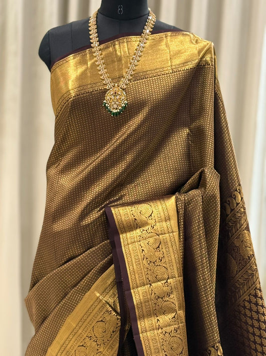 Regal Brown Kanjivaram