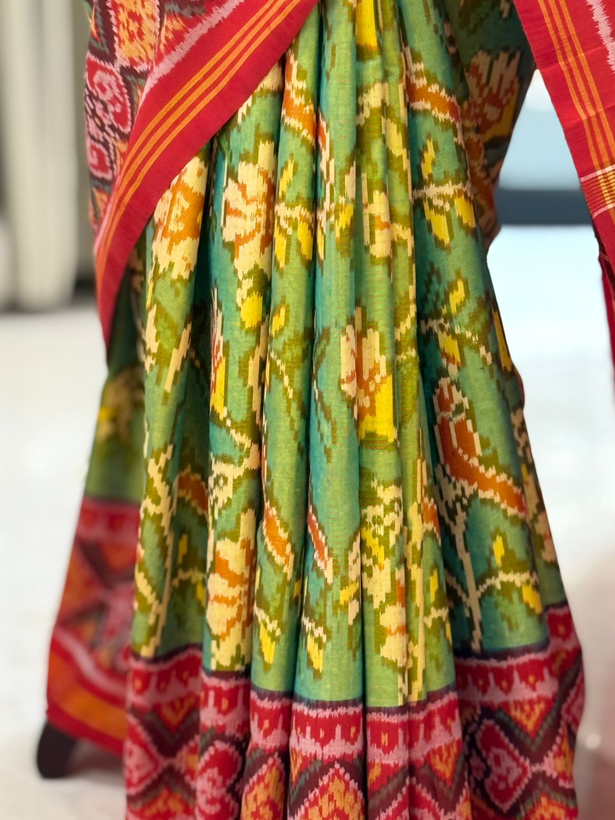 Regal Patola Silk Drape