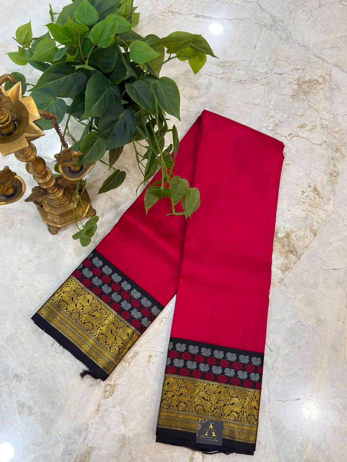 Rani Pink Kanjivaram Silk Saree