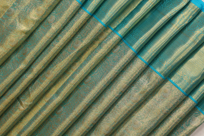 Firozi Blue Aqua full gold Zari Work