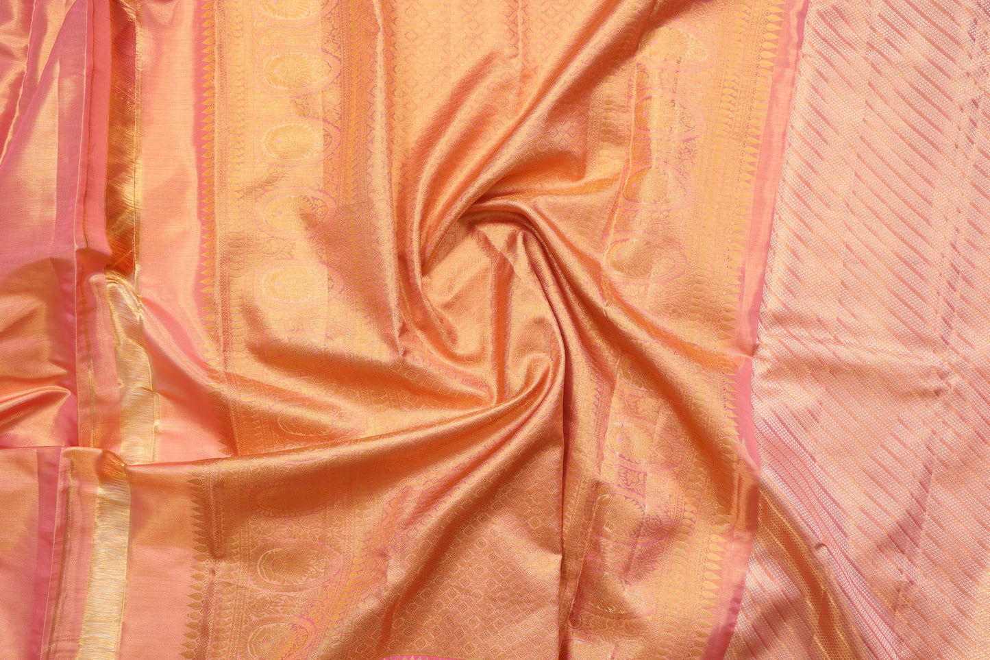 Pink Diagonal Stripe Golden