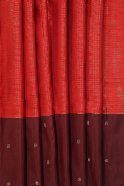 Burnt Red Rust Maroon Border