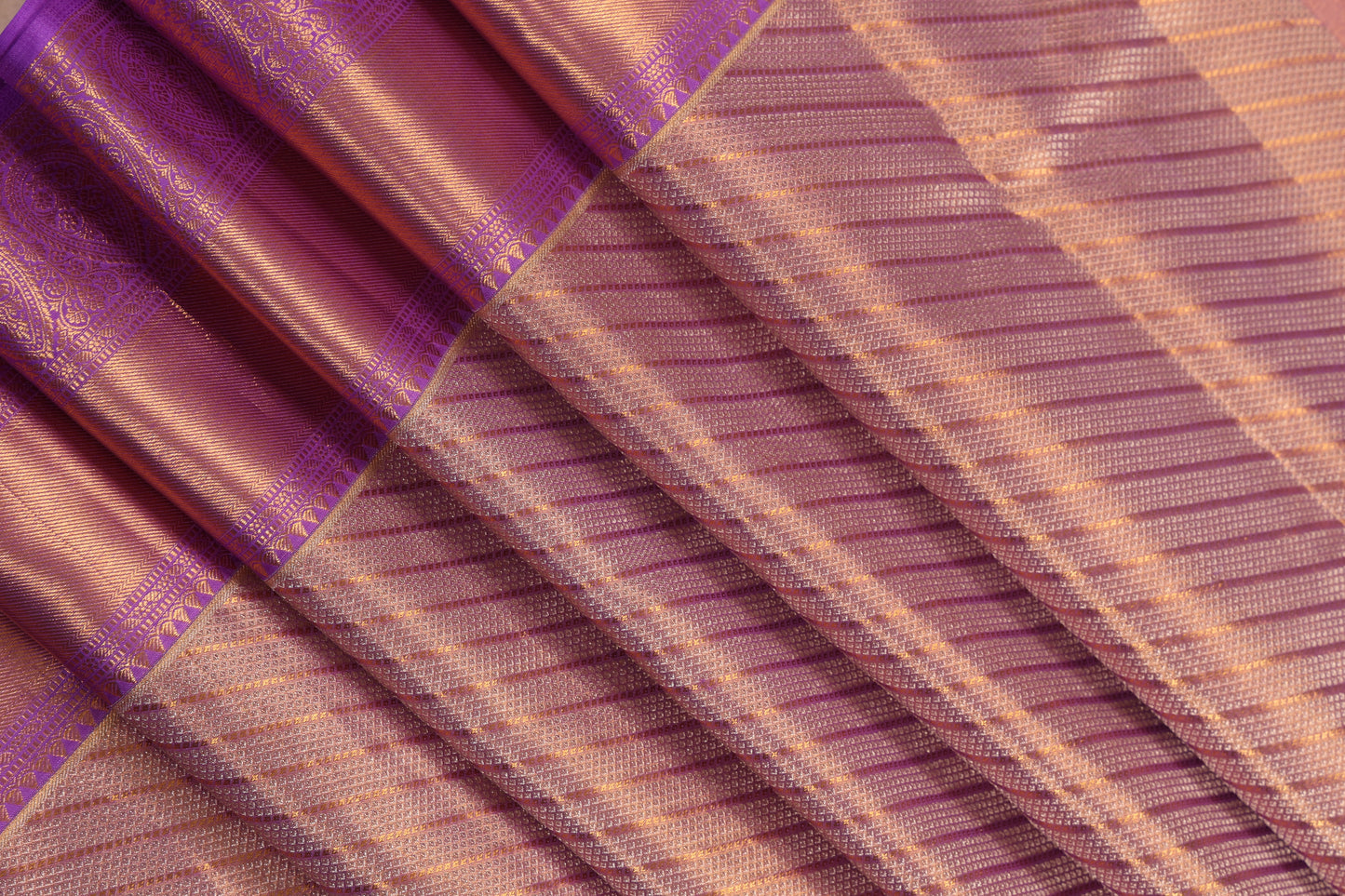 Lavender Diagonal Stripes