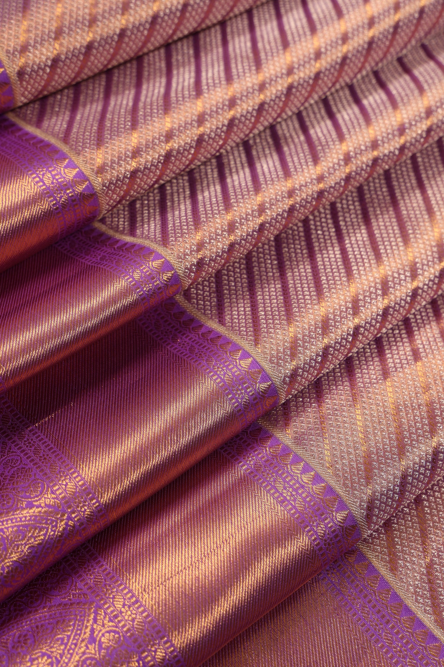 Lavender Diagonal Stripes