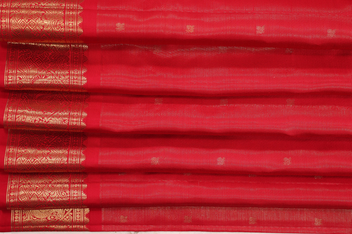 Red Vairoosi Golden Border