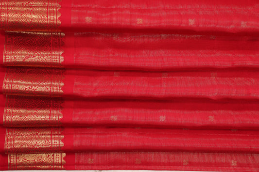 Red Vairoosi Golden Border