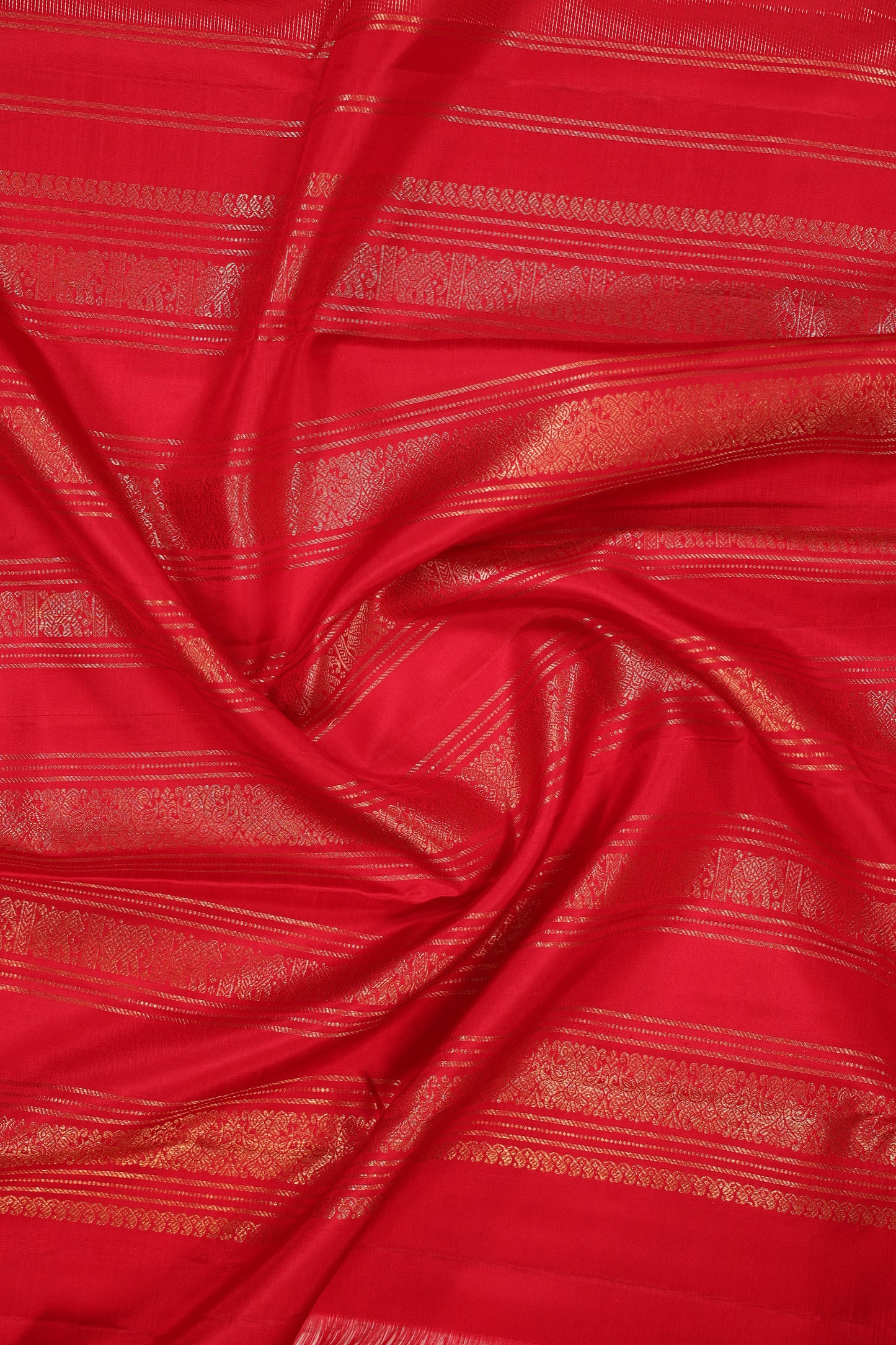 Red Vairoosi Golden Border