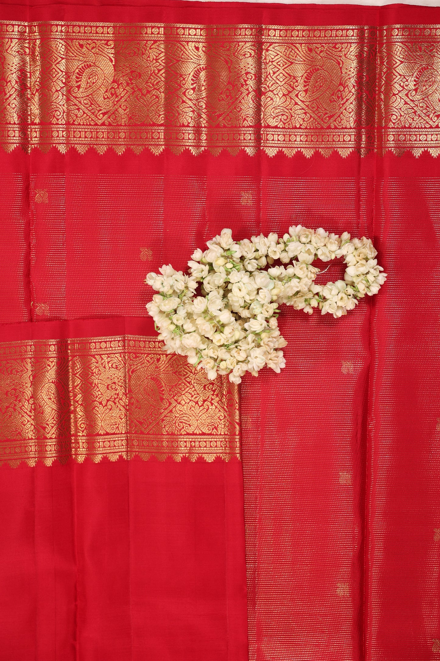 Red Vairoosi Golden Border