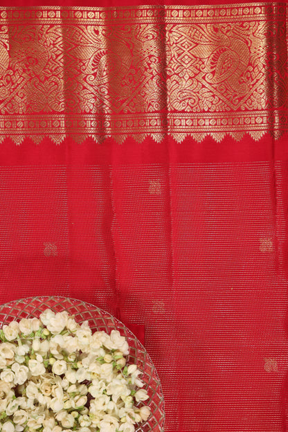 Red Vairoosi Golden Border