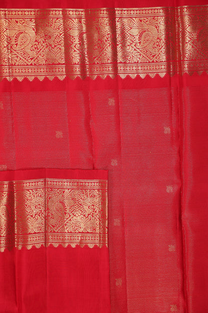 Red Vairoosi Golden Border