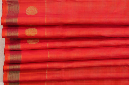 Peach Orangish Pink small striped Border