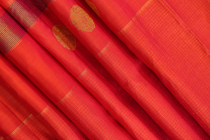 Peach Orangish Pink small striped Border