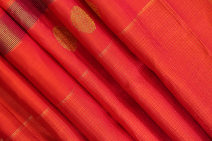 Peach Orangish Pink small striped Border