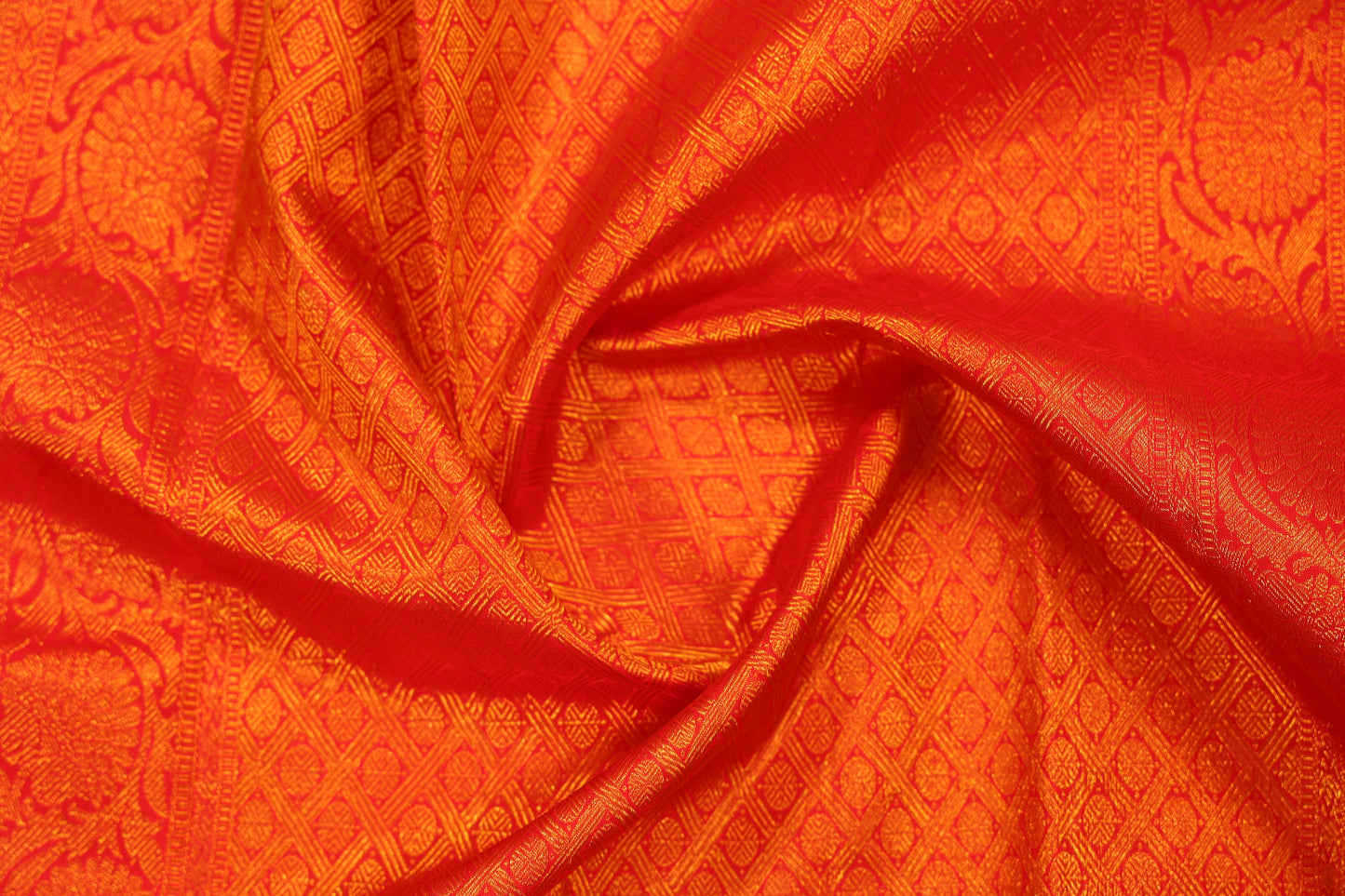 Dark Green Checks with Red Border