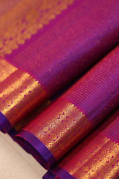 Violet Vairaoosi with small golden Border