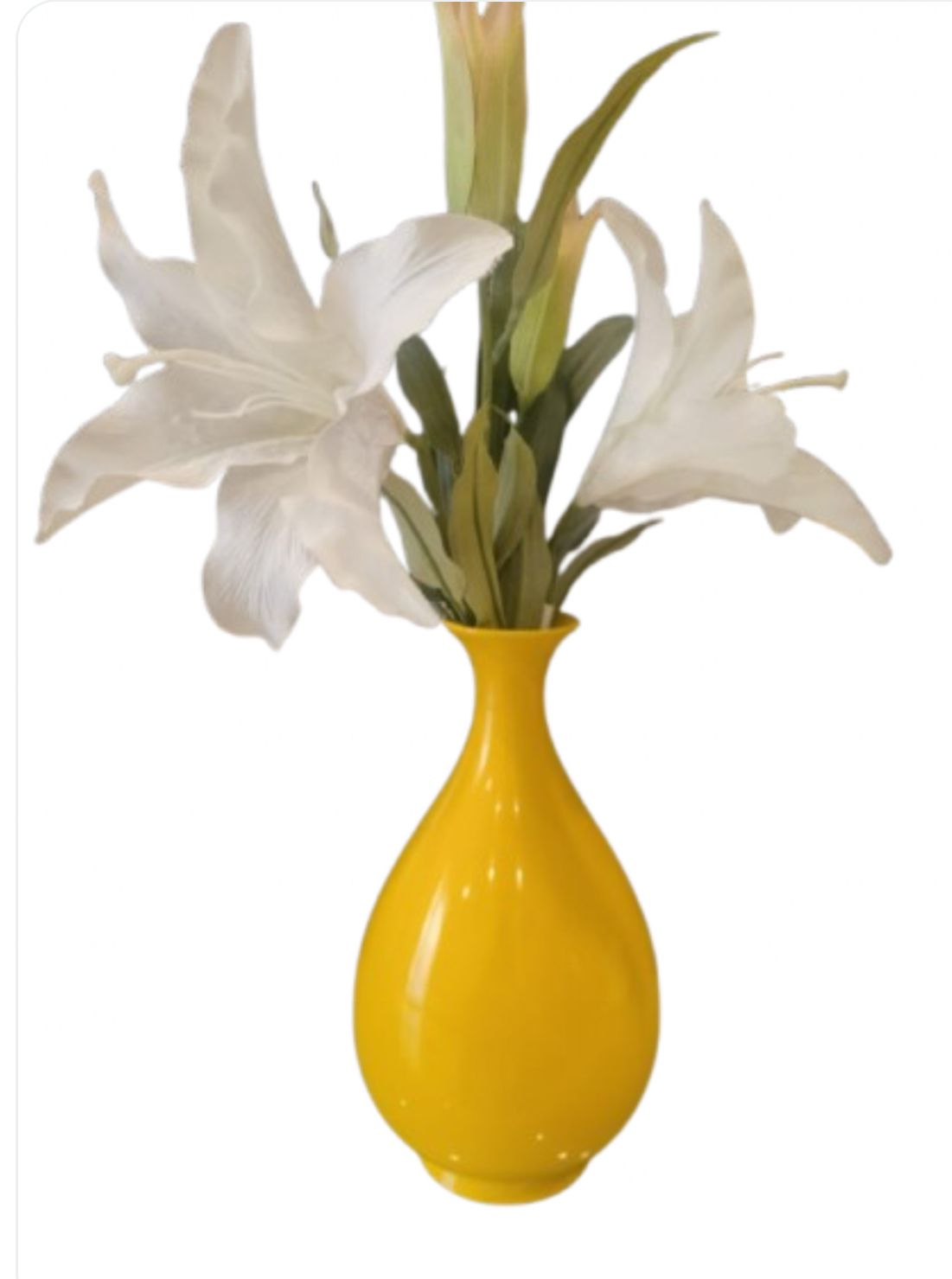 Yellow Flower Vase