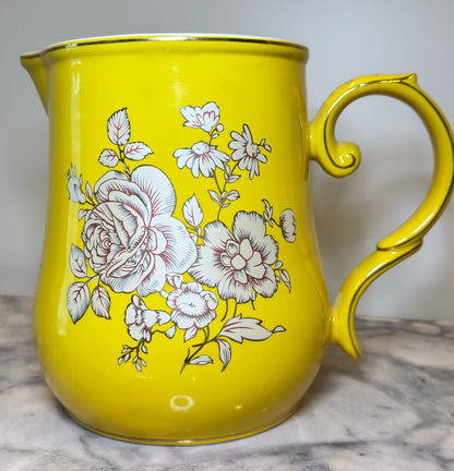 Yellow Floral Jug