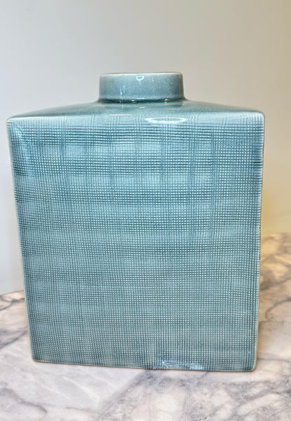 Sage Green Box Vase