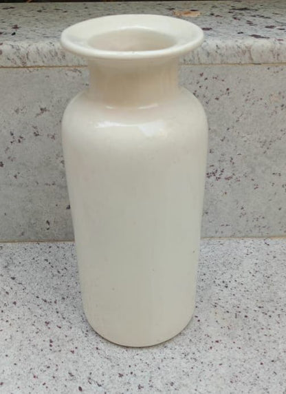 Off White Jar Vase