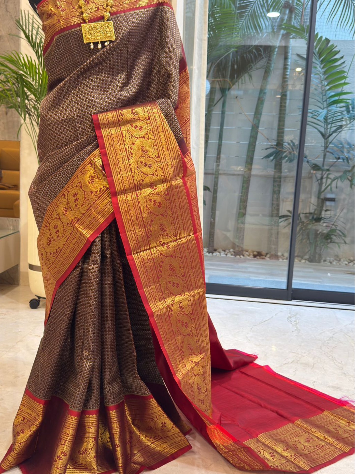 Timeless Crimson Kanjivaram