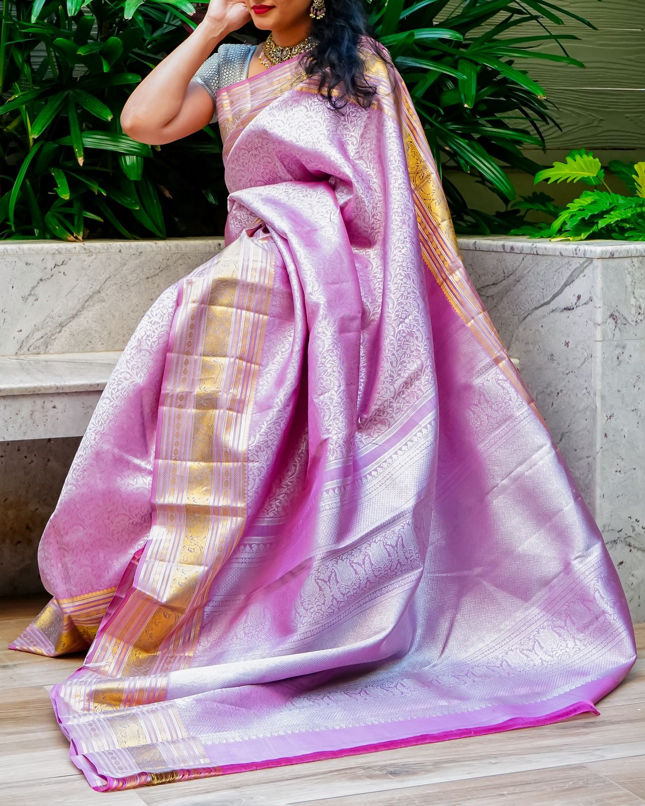 Soft Lavender and Blush Pink