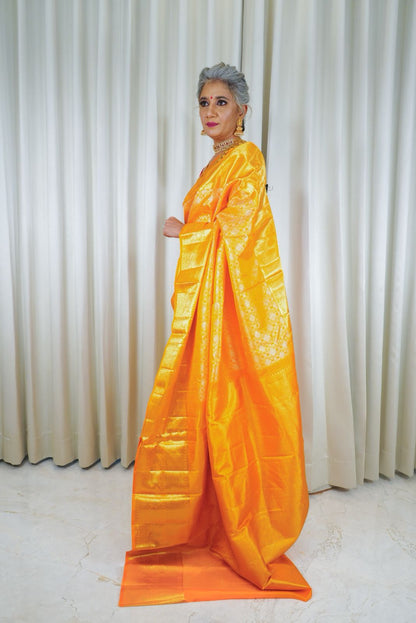 Molten Gold With Vibrant Marigold Yellow