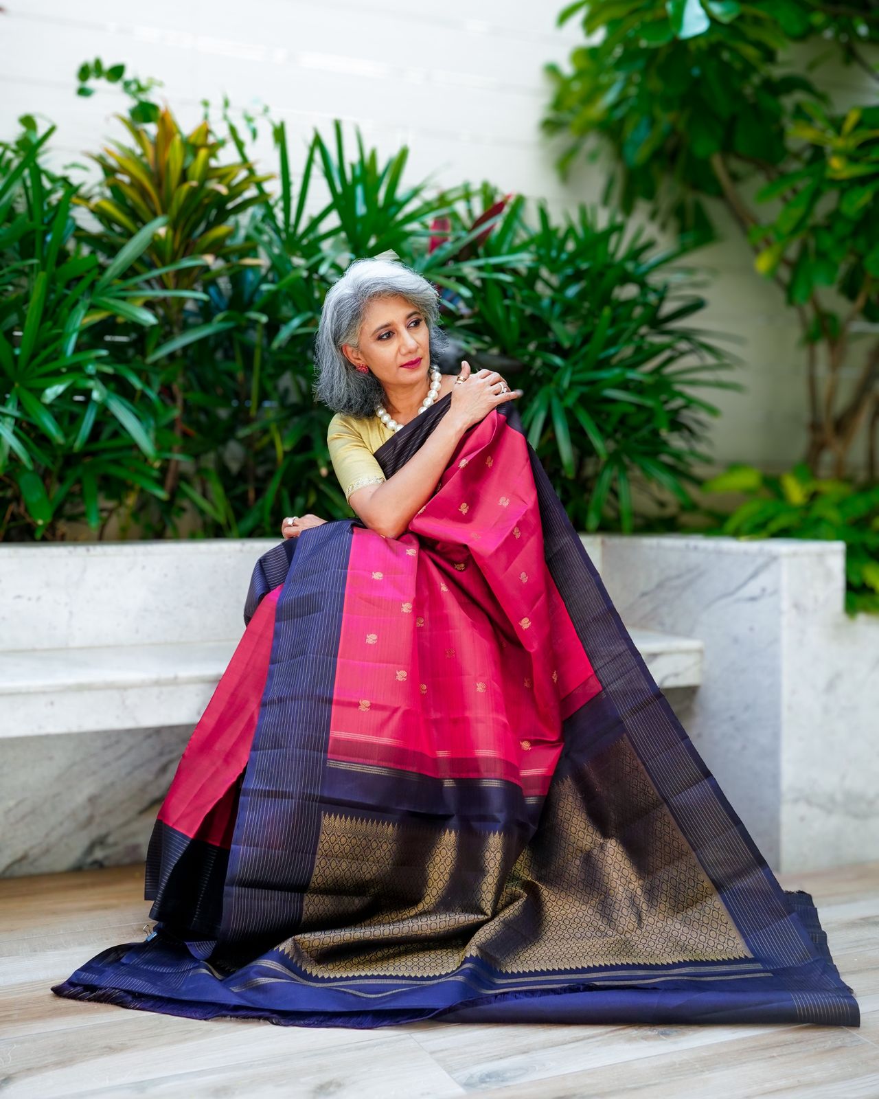 Rich Magenta with Deep Purple Hues