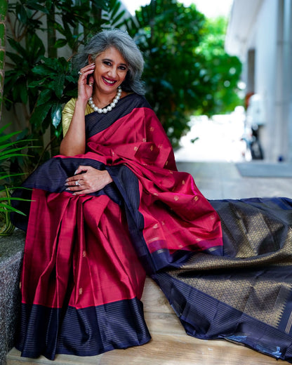 Rich Magenta with Deep Purple Hues