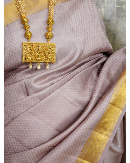 Regal Lavender Gray Zari