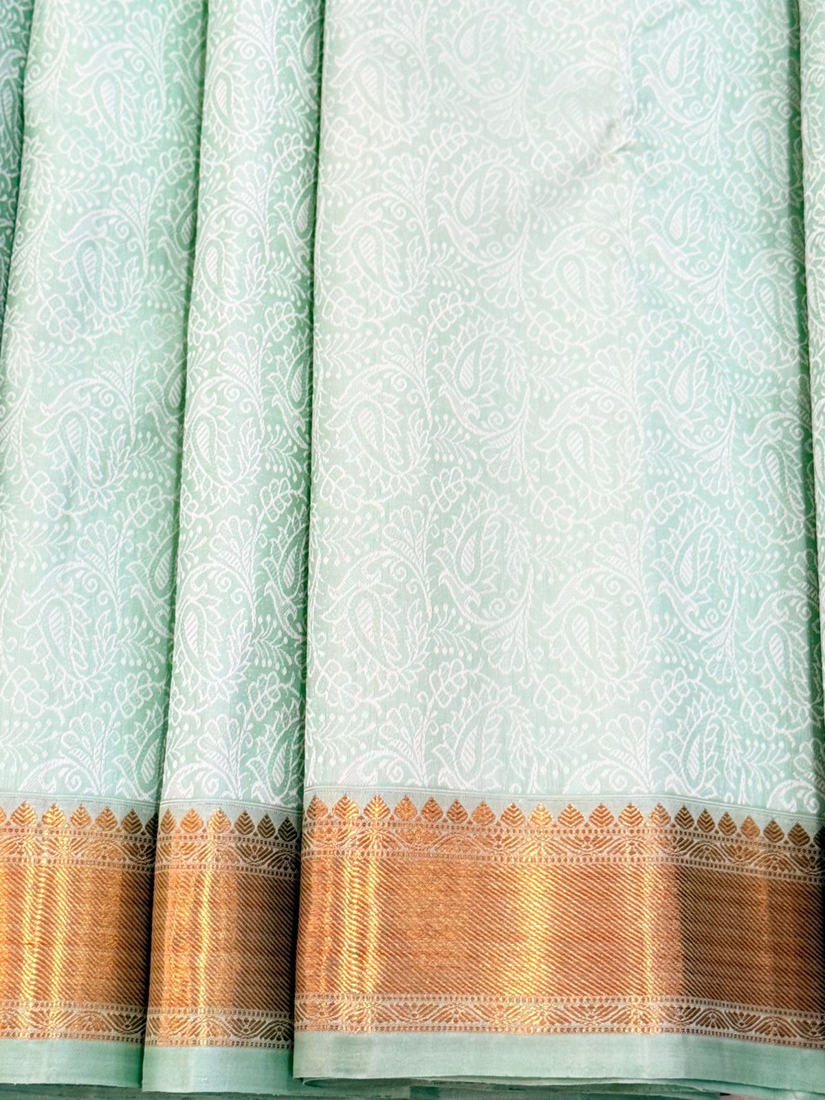 Timeless Pastel Blue Silk Glow