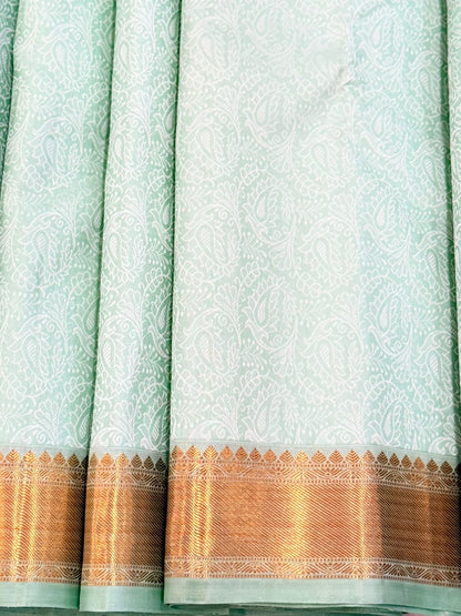 Timeless Pastel Blue Silk Glow