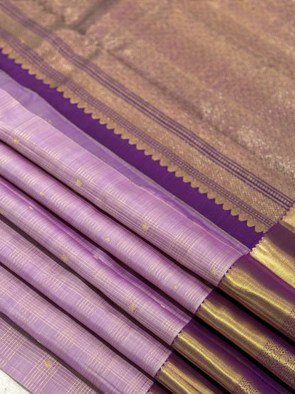 Sunlit Gold on Lavender Mist