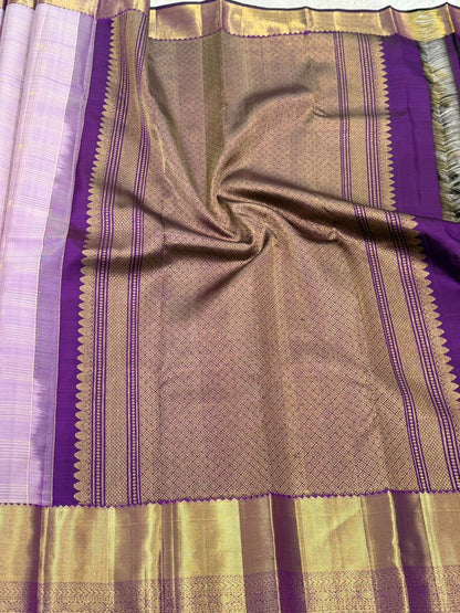 Sunlit Gold on Lavender Mist