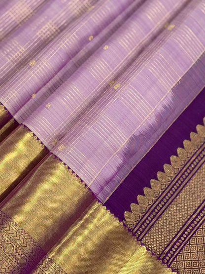 Sunlit Gold on Lavender Mist