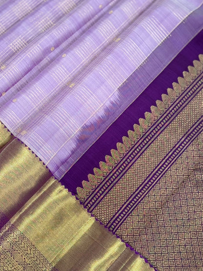 Sunlit Gold on Lavender Mist