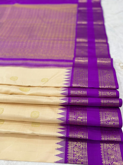 Golden Whisper Ivory Silk Splendor