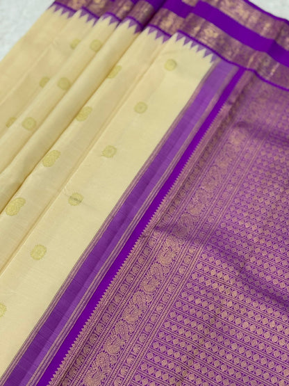 Golden Whisper Ivory Silk Splendor