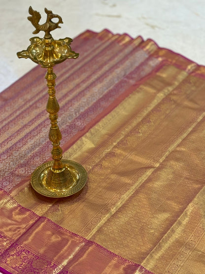 Magenta Kanjivaram Silk Saree