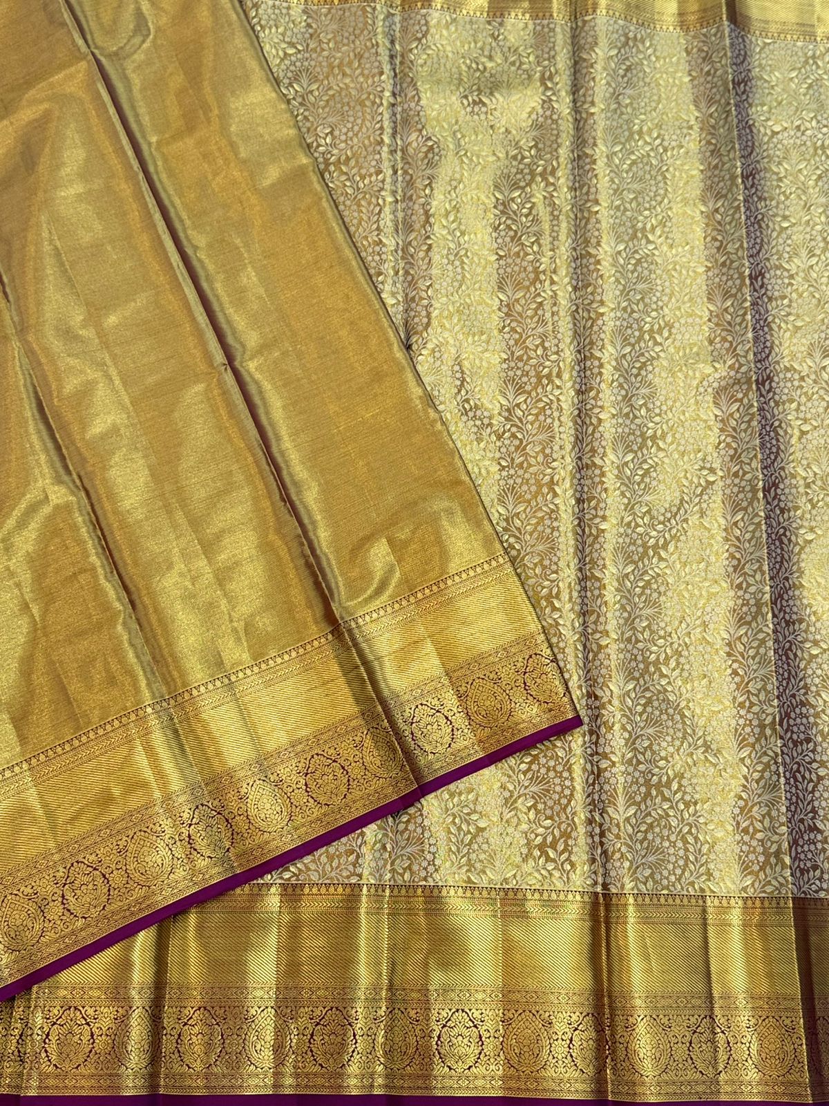 Royal Wine Kanjivaram Silk Saree