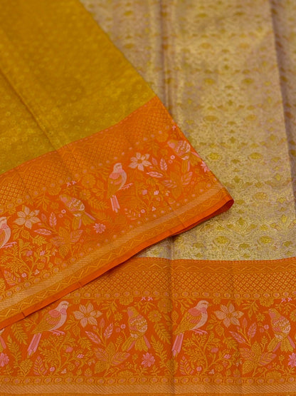Fanta Orange Gold Kanjivaram