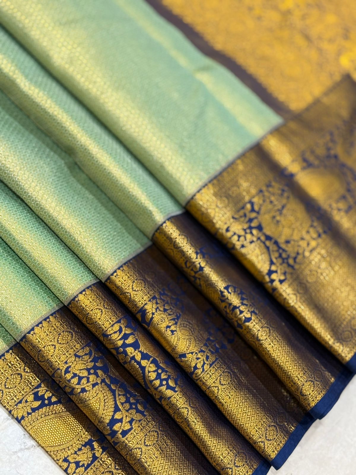 Pastel Green Royal Elegance