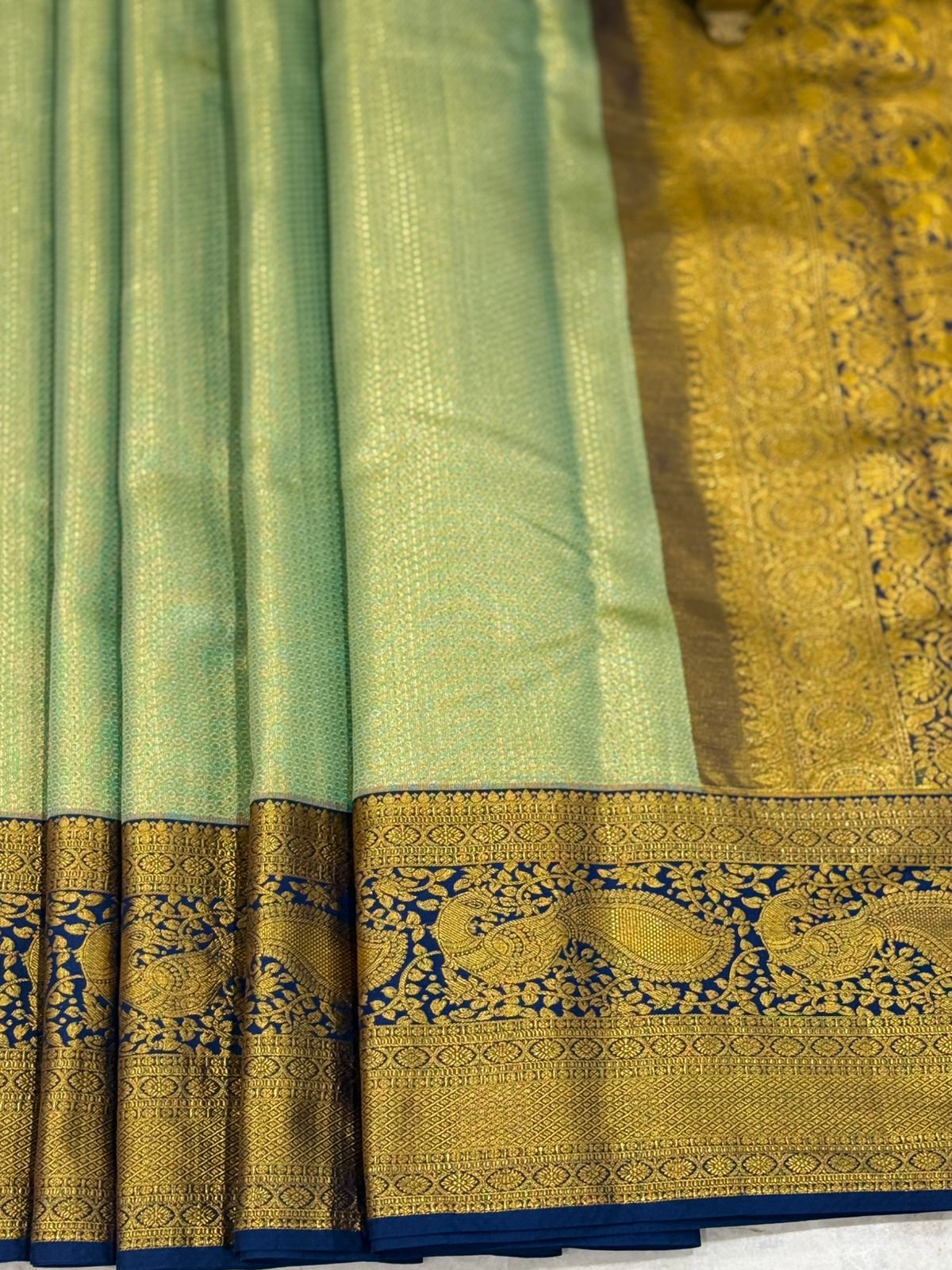 Pastel Green Royal Elegance