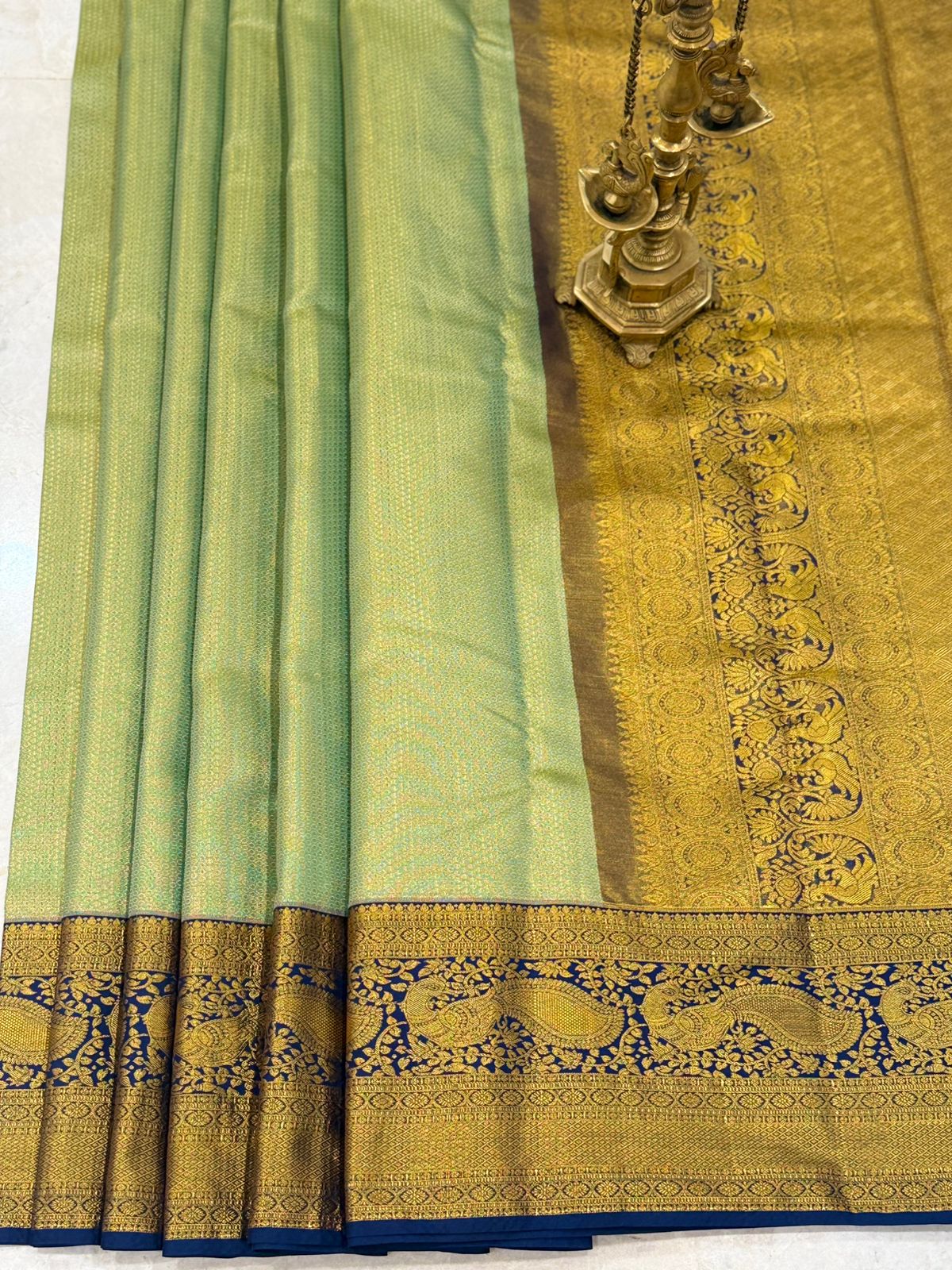 Pastel Green Royal Elegance