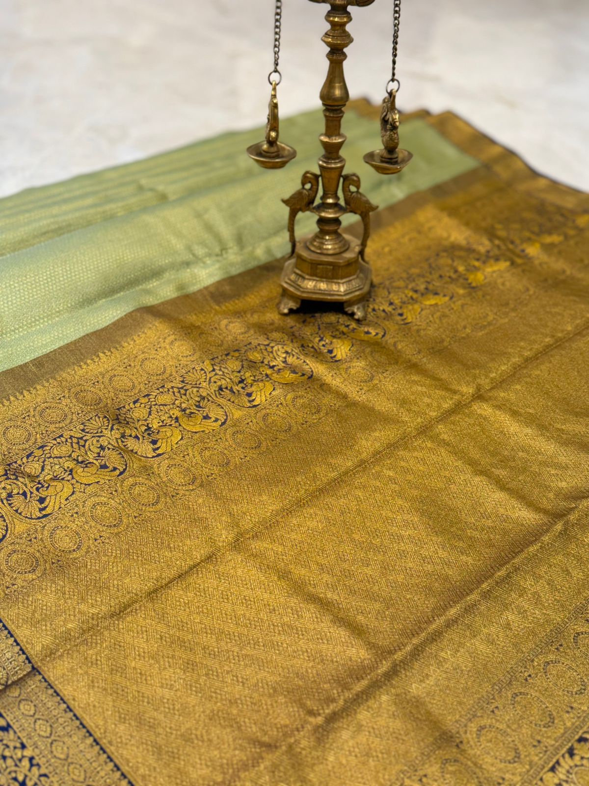 Pastel Green Royal Elegance