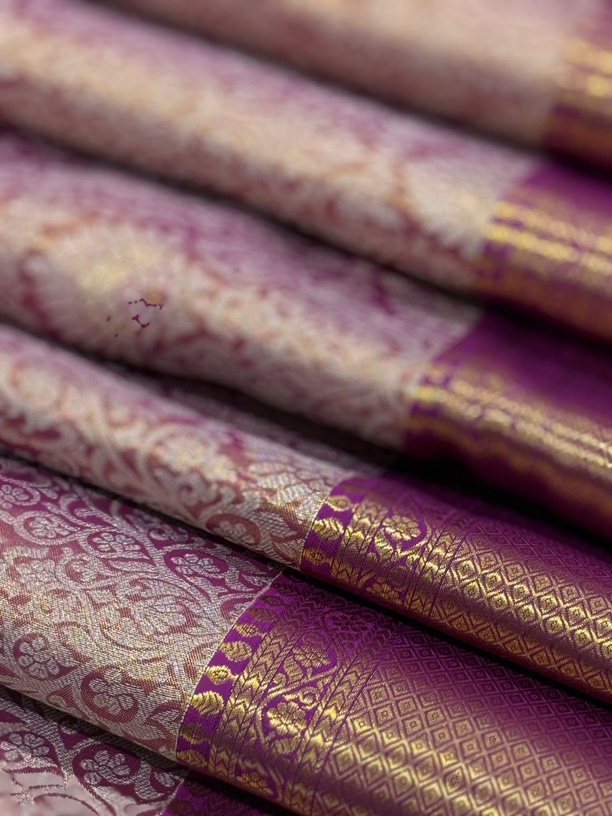 Violet Magenta Radiance in Silk