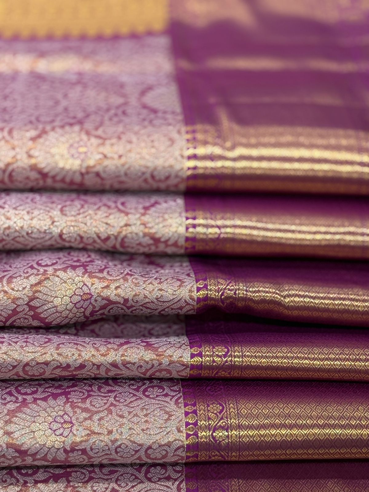 Violet Magenta Radiance in Silk