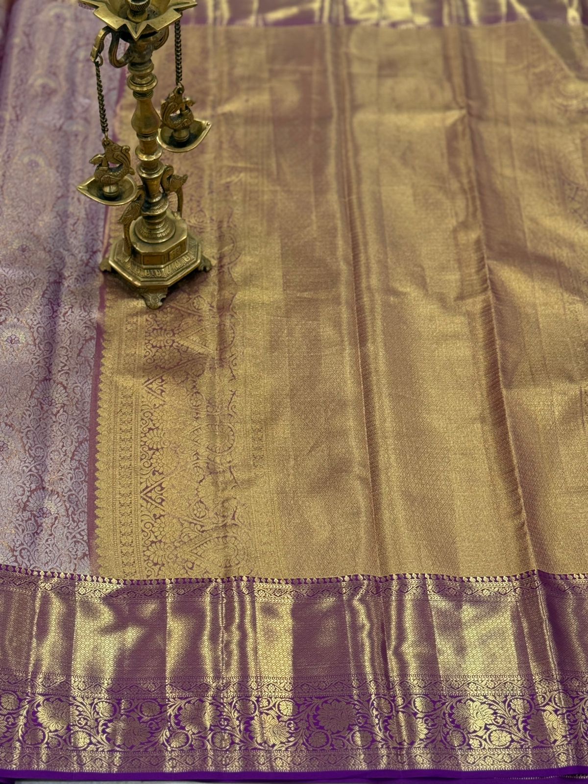 Violet Magenta Radiance in Silk