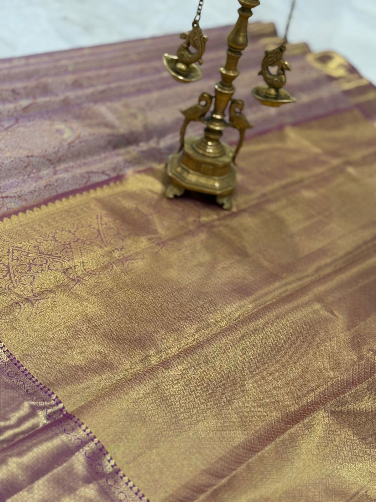 Violet Magenta Radiance in Silk